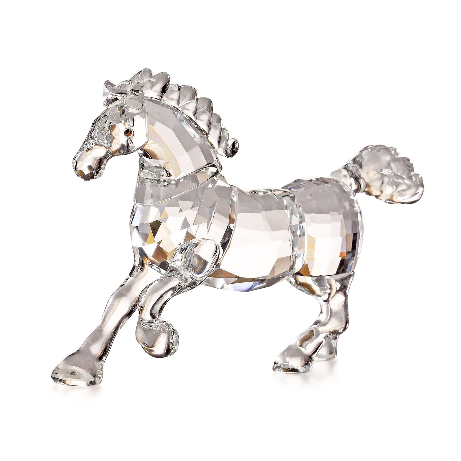 クリスタル　Running Horse Crystal Running Horse Zodiac Steed Figurine Table Ornaments